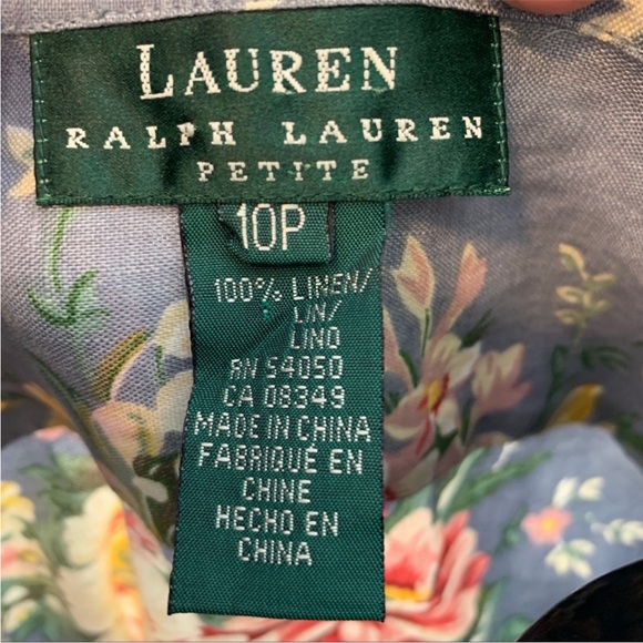 Vintage Retro Ralph Lauren Floral Top and Shorts Set - Picture 6 of 10
